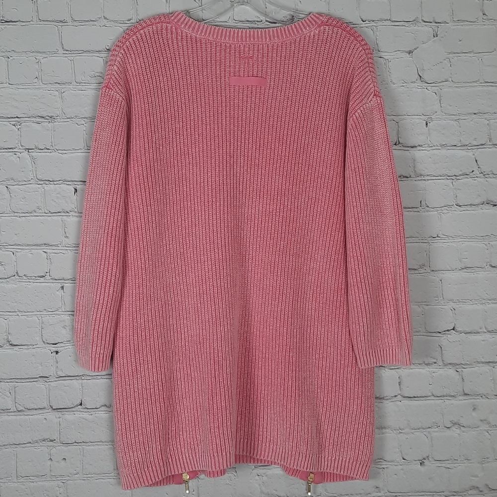Tyler Boe Mineral Wash Cotton V-neck Side Zip XL - Picture 5 of 15